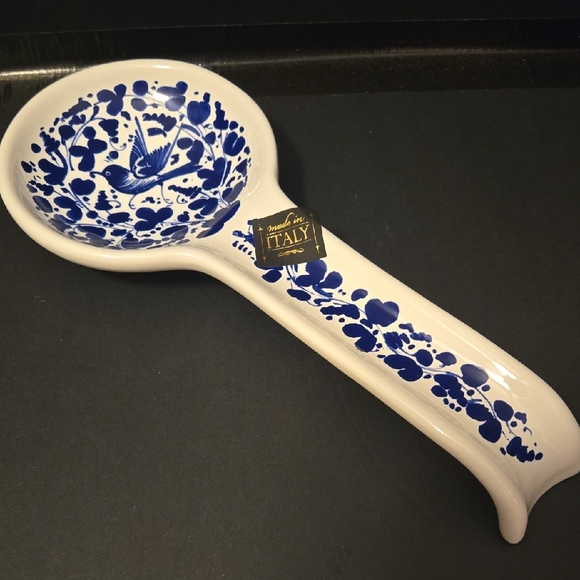 Nova Deruta Ceramic Spoon Rest - Picture 2 of 9